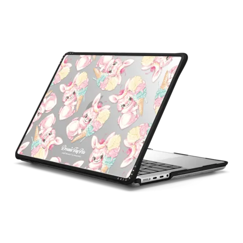 YUMMY,BUNNY | MacBook Pro 14-inch (M1 - M5) / MacBook Impact Case / Black | Image 1