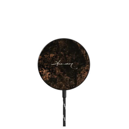 acid rust |   / PowerThru Magnetic Wireless Charger MagSafe Compatible / Black | Image 1