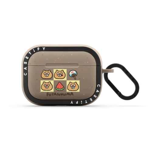 Kuma Puzzle | AirPods Pro 2 / Earbuds Bounce Case / Matte Taupe | Image 1