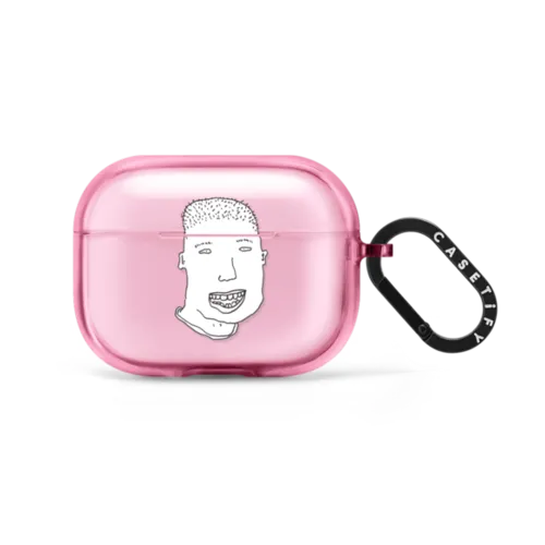Friendly Man | AirPods Pro 2 / Earbuds Impact Case / Pink Fizz | Image 1