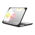 PINK FLOWER | MacBook Pro 14-inch (M1 - M5) / MacBook Bounce Case / Black | Image 1