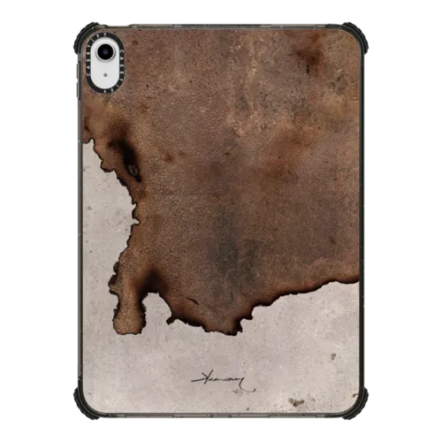 burnt | iPad 10.9-inch (10th gen) / iPad Impact Case / Black | Image 1