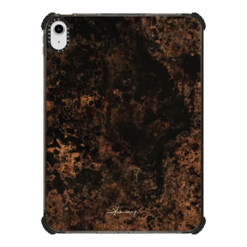 acid rust | iPad 10.9-inch (10th gen) / iPad Impact Case / Black | Image 1