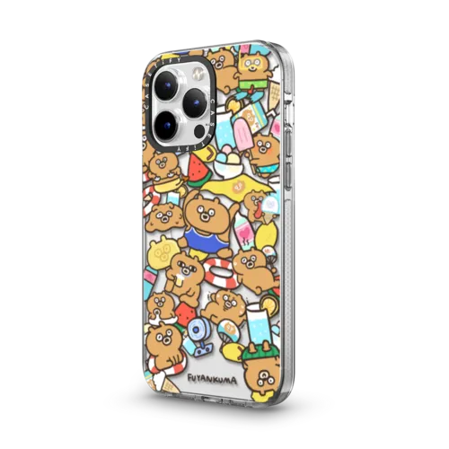 Summer Limited Kuma | iPhone 14 Pro Max / Impact Clear Case MagSafe Compatible / Clear | Image 2