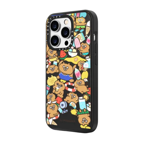 Summer Limited Kuma | iPhone 14 Pro Max / Impact Case / Matte Black | Image 2