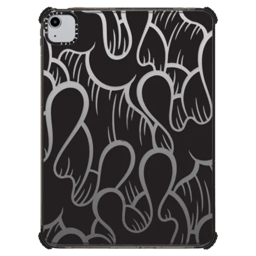 SUPER WAVY (BLACK) | iPad Air (4th/5th gen) / iPad Impact Case / Black | Image 1