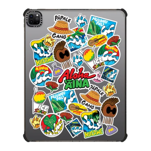 WAVY STICKER | iPad Pro 12.9-inch (5th/6th gen) / iPad Impact Case / Black | Image 1