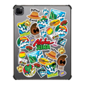 WAVY STICKER | iPad Pro 12.9-inch (5th/6th gen) / iPad Impact Case / Black | Image 1