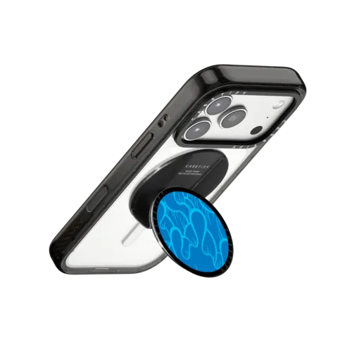 SUPER WAVY (BLUE) | Snappy Grip Stand / Snappy Grip Stand MagSafe Compatible / Black | Image 3