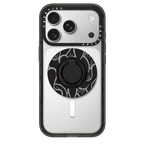SUPER WAVY (BLACK) | Snappy Ring Holder / Snappy Ring Holder MagSafe Compatible / Black | Image 1