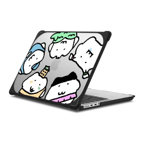 MEO MONSTERS | MacBook Pro 14-inch (M1 - M5) / MacBook Bounce Case / Black | Image 1