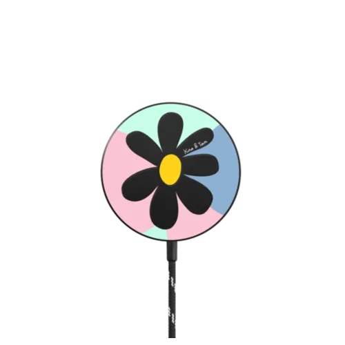 WALLFLOWER |   / PowerThru Magnetic Wireless Charger MagSafe Compatible / Black | Image 1