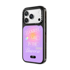 Lucky Girl by The Funkie Flower | iPhone 18 Pro Max / Impact Case MagSafe Compatible - Glossy / Glossy Black | Image 2