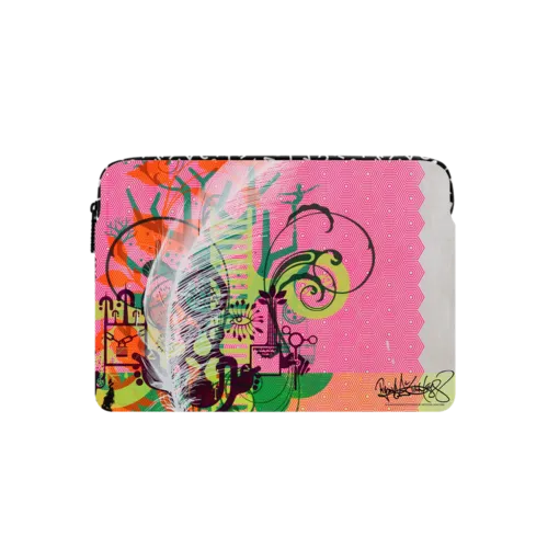 RM Pink Pattern | Small (13") / Impact Laptop Sleeve / Multicolor | Image 1