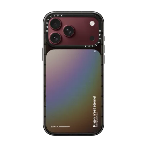 Nothing Lasts Forever | iPhone 18 Pro Max / Impact Case MagSafe Compatible - Glossy / Glossy Black | Image 1