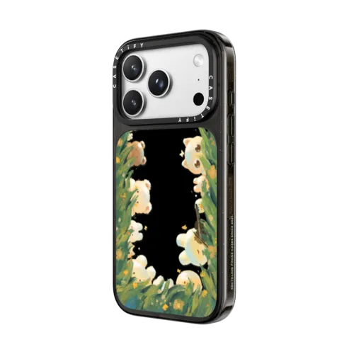 Hello Spring | iPhone 18 Pro Max / Impact Case MagSafe Compatible - Glossy / Glossy Black | Image 2