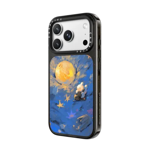 Night Melody | iPhone 18 Pro Max / Impact Case MagSafe Compatible - Glossy / Glossy Black | Image 2