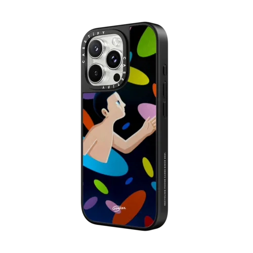 The Impossible The Boy | iPhone 16 Pro Max / Mirror Case MagSafe Compatible / Silver on Black | Image 2