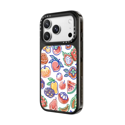 Cut Fruit | iPhone 18 Pro Max / Impact Case MagSafe Compatible - Glossy / Glossy Black | Image 2