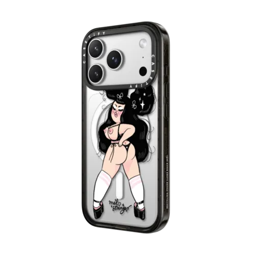 Cindy by Mel Stringer | iPhone 17 Pro Max / Impact Case MagSafe Compatible / Black | Image 2