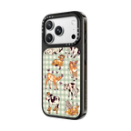 Cow Gingham | iPhone 18 Pro / Impact Case MagSafe Compatible - Glossy / Glossy Black | Image 2