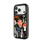 Mushrooms by Papio Press | iPhone 18 Pro Max / Impact Case MagSafe Compatible - Glossy / Glossy Black | Image 2