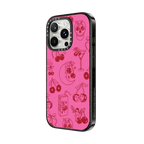 Cherry Tattoo Flash | iPhone 16 Pro Max / Impact Case / Black | Image 2