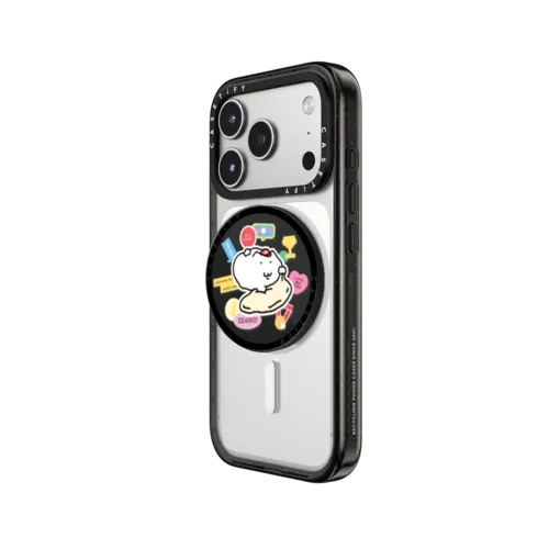 Pizza! created by the world's best monster | Snappy Grip Stand / Snappy Grip Stand MagSafe Compatible / Black | Image 2