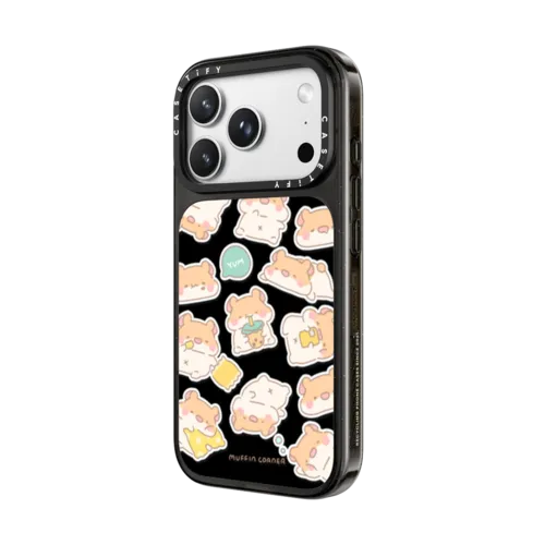 Relax with Muffinmaru | iPhone 18 Pro Max / Impact Case MagSafe Compatible - Glossy / Glossy Black | Image 2