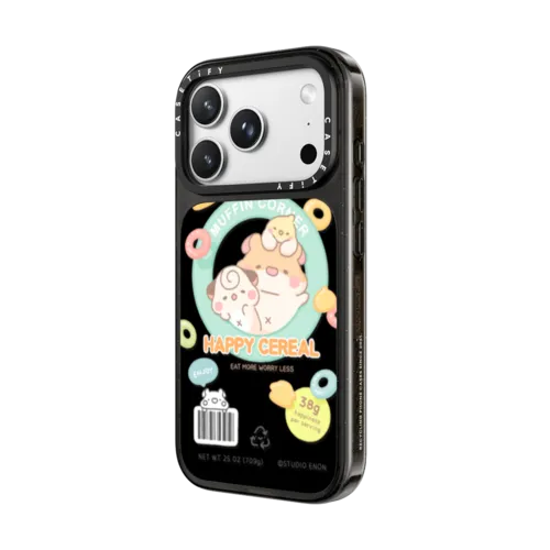 Happy Cereal | iPhone 18 Pro Max / Impact Case MagSafe Compatible - Glossy / Glossy Black | Image 2