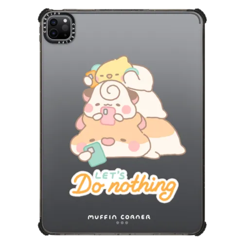 Do Nothing | iPad Pro 11-inch (3rd/4th gen) / iPad Impact Case / Black | Image 1