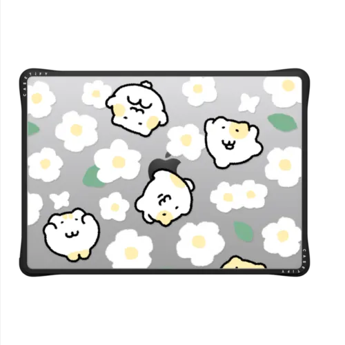 Egg Flower | MacBook Pro 14-inch (M1 - M5) / MacBook Impact Case / Black | Image 2