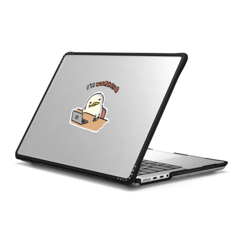 WORKING DUCKOO | MacBook Pro 14-inch (M1 - M5) / MacBook Impact Case / Black | Image 1