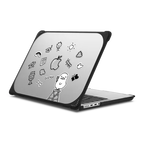 DRAWING DUCKOO | MacBook Pro 14-inch (M1 - M5) / MacBook Bounce Case / Black | Image 1