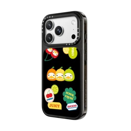 FRUITY DUCKOO | iPhone 18 Pro Max / Impact Case MagSafe Compatible - Glossy / Glossy Black | Image 2