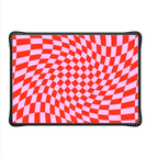 Strawberry Checkers | MacBook Pro 14-inch (M1 - M5) / MacBook Impact Case / Black | Image 2