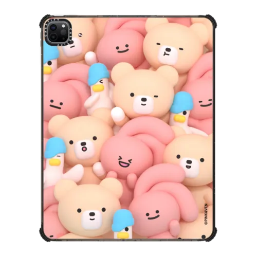 PINK & VEN & HIPPY | iPad Pro 12.9-inch (5th/6th gen) / iPad Impact Case / Black | Image 1