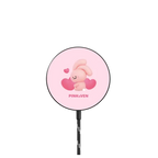 PINK HEART |   / PowerThru Magnetic Wireless Charger MagSafe Compatible / Black | Image 1