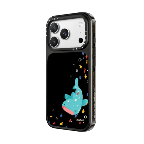 Whale Shark's Open Space | iPhone 18 Pro Max / Impact Case MagSafe Compatible - Glossy / Glossy Black | Image 2