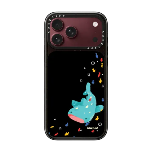 Whale Shark's Open Space | iPhone 18 Pro Max / Impact Case MagSafe Compatible - Glossy / Glossy Black | Image 1