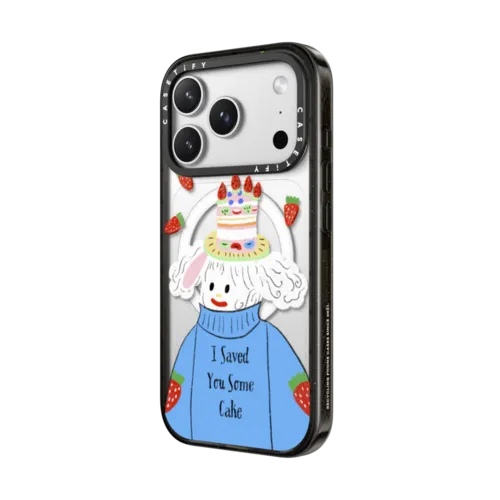I SAVED YOU SOME CAKE | iPhone 17 Pro Max / Impact Case MagSafe Compatible / Black | Image 2