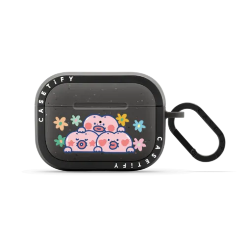 Happi Buddies AirPods Case | AirPods Pro 2 / Earbuds Bounce Case / Matte Charcoal | Image 1