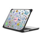 PiPi & Friends MacBook Case | MacBook Pro 14-inch (M1 - M5) / MacBook Bounce Case / Black | Image 1