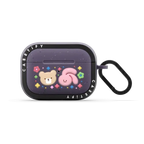 PINK & VEN STICKER | AirPods Pro 2 / Earbuds Bounce Case / Matte Deep Purple | Image 1
