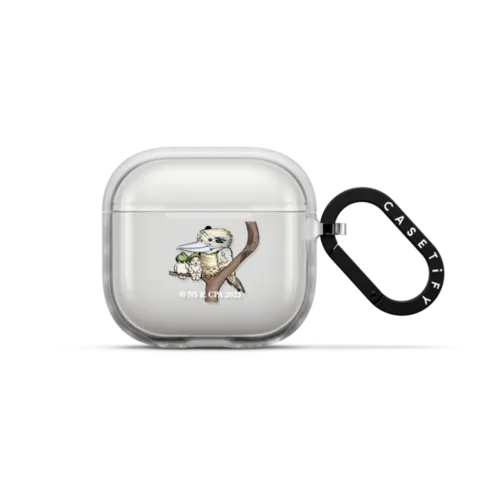Gumnut Babies Mrs Kookaburra | AirPods 4 & 5 / Earbuds Impact Case / Frost | Image 1