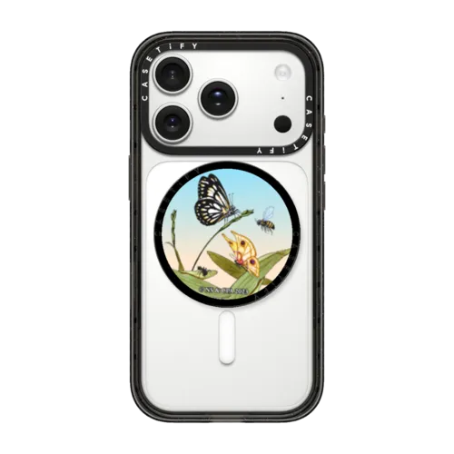 May Gibbs Butterflies | Snappy Grip Stand / Snappy Grip Stand MagSafe Compatible / Black | Image 1