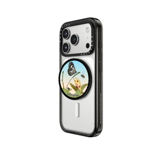 May Gibbs Butterflies | Snappy Grip Stand / Snappy Grip Stand MagSafe Compatible / Black | Image 2