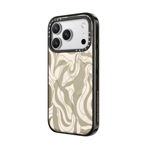 White frost Case  | iPhone 17 Pro Max / Impact Case MagSafe Compatible / Black | Image 2