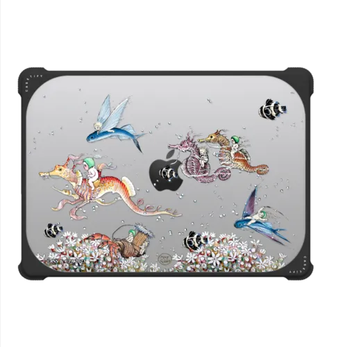 Sea Race | MacBook Pro 14-inch (M1 - M5) / MacBook Bounce Case / Black | Image 2