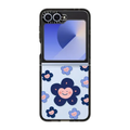 Happi Flowers Case | Galaxy Z Flip6 / Impact Case / Black | Image 1